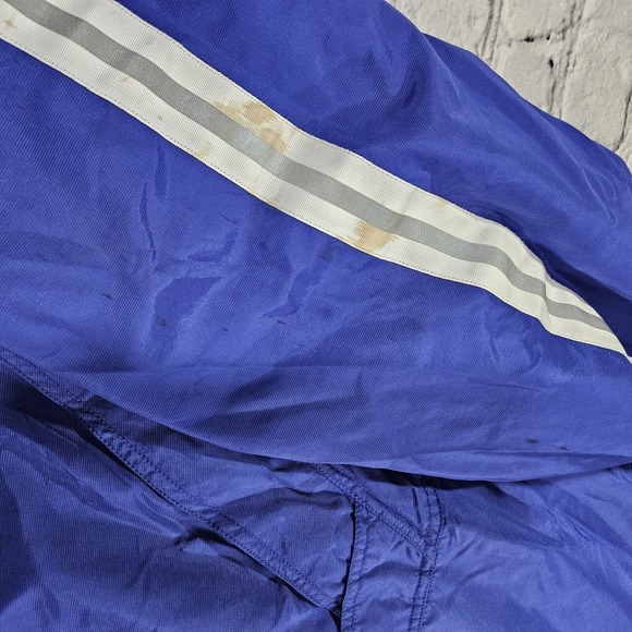 Vintage Tommy Hilfiger Logo 1/4 Zip Hooded Windbreaker Blue Jacket 90s MENS L - Picture 8 of 16